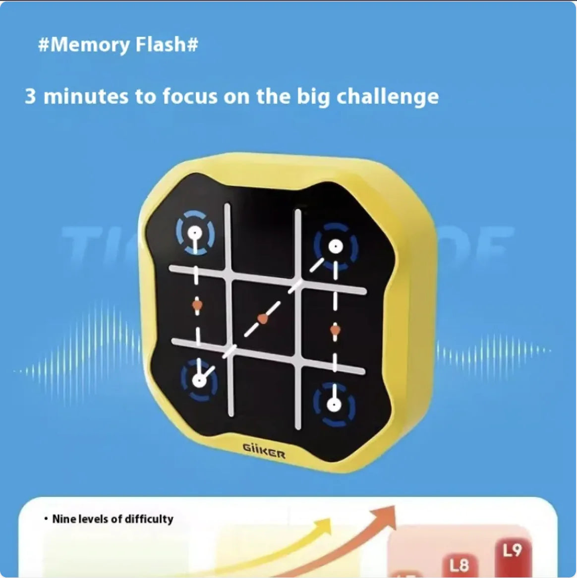 Lusy Store LLC Qike Super Tic-Tac-Toe All-in-One Chess Collection - Fun &amp; Educational Electronic Toy for Kids Toys