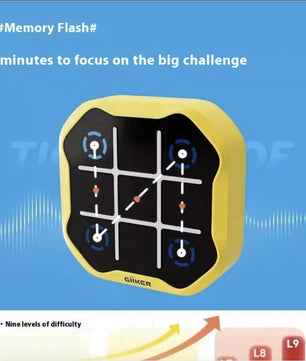 Lusy Store LLC Qike Super Tic-Tac-Toe All-in-One Chess Collection - Fun & Educational Electronic Toy for Kids Toys