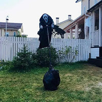 Halloween Ghost Face Scarecrow