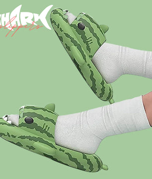 Lusy Store LLC Melancia Shark Slippers! Slippers