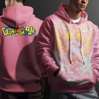 Dragon Ball Z Hoodie Goku Coat Unique Personality Many Sizes For Men Boy Kid Clothes DBP-12 Pink
