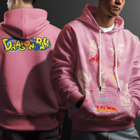 Dragon Ball Z Hoodie Goku Coat Unique Personality Many Sizes For Men Boy Kid Clothes DBP-13 Pink