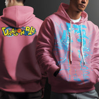Dragon Ball Z Hoodie Goku Coat Unique Personality Many Sizes For Men Boy Kid Clothes DBP-17 Pink