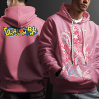 Dragon Ball Z Hoodie Majin Buu Coat Unique Personality Many Sizes For Men Boy Kid Clothes DBP-20 Pink