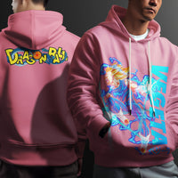 Dragon Ball Z Hoodie Vegeta Coat Unique Personality Many Sizes For Men Boy Kid Clothes DBP-22 Pink