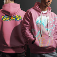 Dragon Ball Z Hoodie Vegeta Goku Coat Unique Personality Many Sizes For Men Boy Kid Clothes DBP-24 Pink