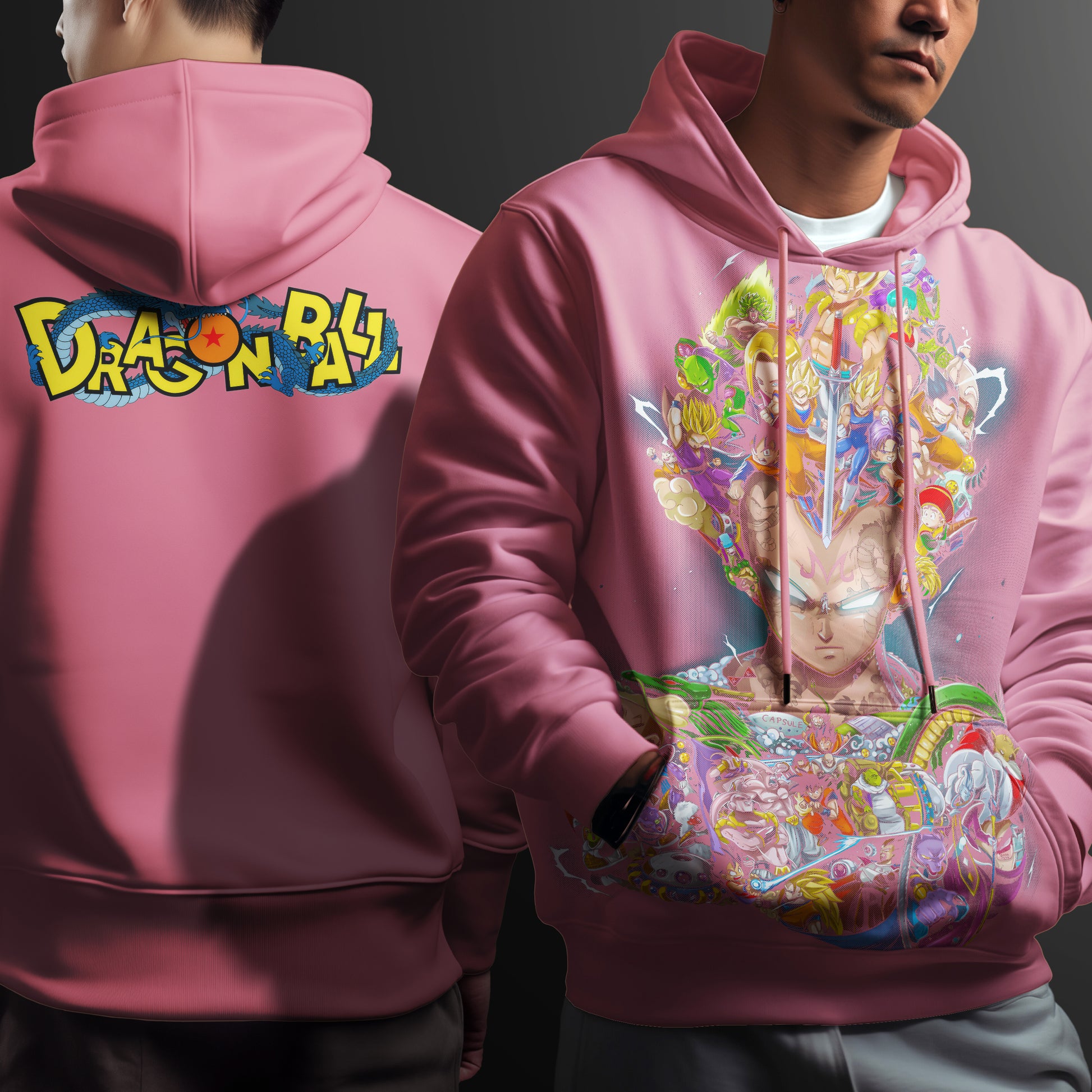 Lusy Store Dragon Ball Z Hoodie Vegeta Coat Unique Personality Many Sizes For Men Boy Kid Clothes DBP-6 Hoodies &amp; Sweatshirts