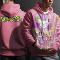 Dragon Ball Z Hoodie Frieza Coat Unique Personality Many Sizes For Men Boy Kid Clothes DBP-7 Pink