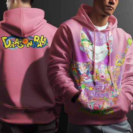 Dragon Ball Z Hoodie Frieza Coat Unique Personality Many Sizes For Men Boy Kid Clothes DBP-7 Pink