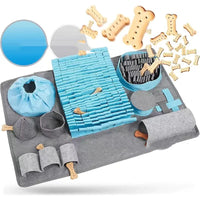 Sniff & Seek Food Maze Blanket: Engaging Training Pad for Pawsitive Pups! Smell Pad 66cm*44cm