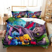 How to Train Your Dragon Bedding - Premium Toothless and Light Fury Bed Set Style-8