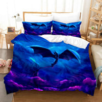 How to Train Your Dragon Bedding - Premium Toothless Bed Set Style-6