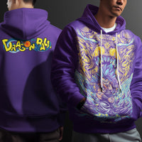 Dragon Ball Z Hoodie Goku Coat Unique Personality Many Sizes For Men Boy Kid Clothes DBP-12 Purple