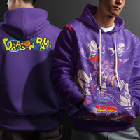 Dragon Ball Z Hoodie Goku Coat Unique Personality Many Sizes For Men Boy Kid Clothes DBP-13 Purple