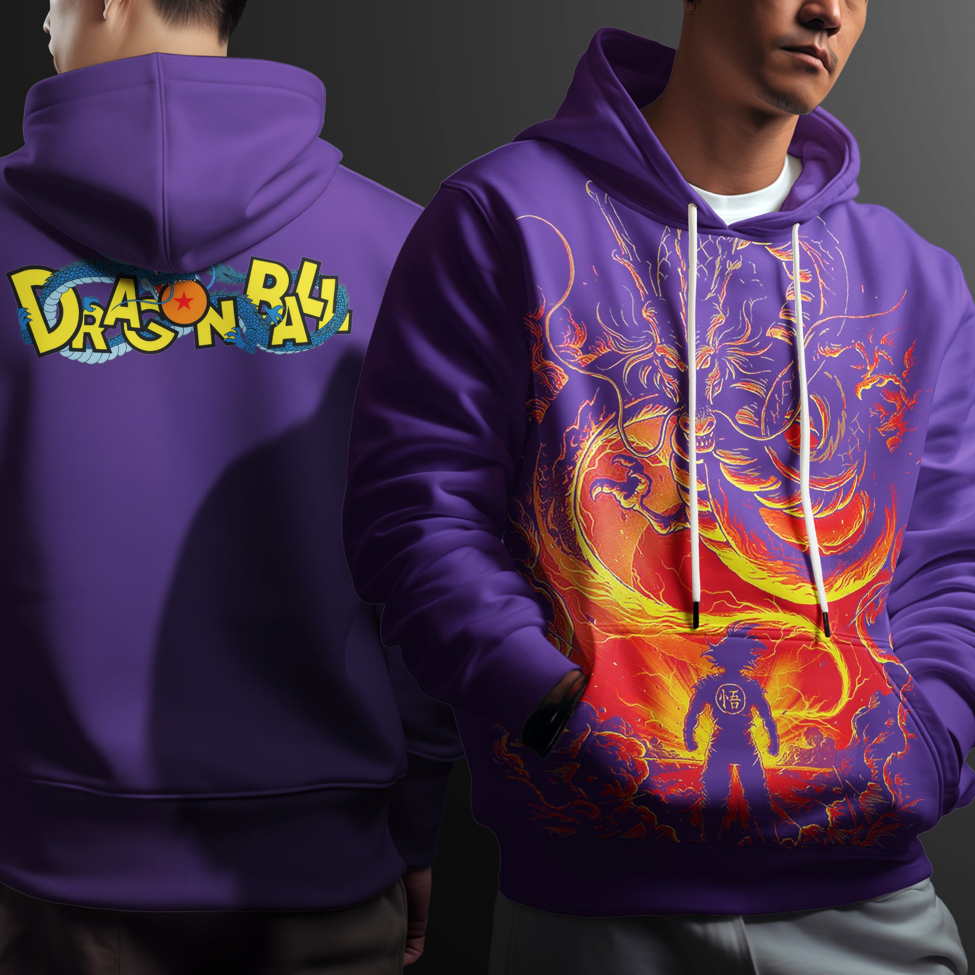 Lusy Store Dragon Ball Z Hoodie Goku Coat Unique Personality Many Sizes For Men Boy Kid Clothes DBP-16 Hoodies &amp; Sweatshirts