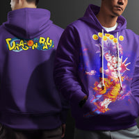Dragon Ball Z Hoodie Goku Coat Unique Personality Many Sizes For Men Boy Kid Clothes DBP-18 Purple