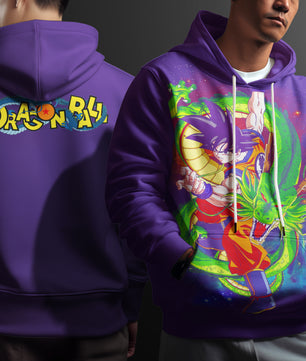 Lusy Store Dragon Ball Z Hoodie Goku Coat Unique Personality Many Sizes For Men Boy Kid Clothes DBP-19 Hoodies & Sweatshirts