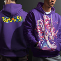 Dragon Ball Z Hoodie Majin Buu Coat Unique Personality Many Sizes For Men Boy Kid Clothes DBP-20 Purple