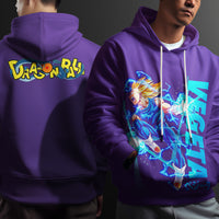 Dragon Ball Z Hoodie Vegeta Coat Unique Personality Many Sizes For Men Boy Kid Clothes DBP-22 Purple