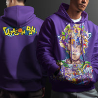 Dragon Ball Z Hoodie Vegeta Coat Unique Personality Many Sizes For Men Boy Kid Clothes DBP-6 Purple