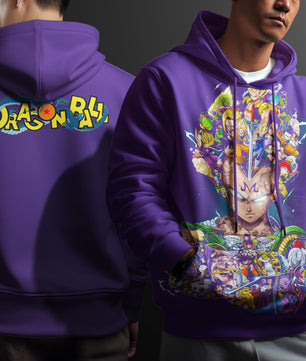 Lusy Store Dragon Ball Z Hoodie Vegeta Coat Unique Personality Many Sizes For Men Boy Kid Clothes DBP-6 Hoodies & Sweatshirts