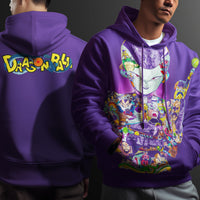 Dragon Ball Z Hoodie Frieza Coat Unique Personality Many Sizes For Men Boy Kid Clothes DBP-7 Purple