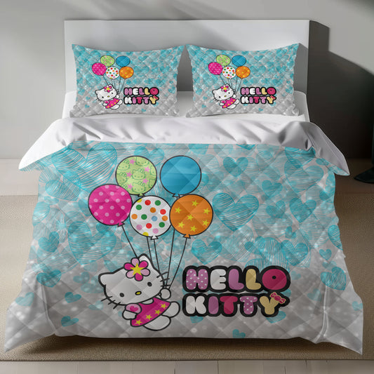 Hello Kitty Linen Bedding Set - Adorable Comfort for Sanrio Fans Lusy Store