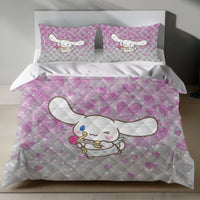Cinnamoroll Cupid Linen Bedding Set - Sweet Charm for Sanrio Fans 4pcs - Quilt Sets