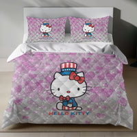 Hello Kitty Bedding Set – Cute Pink Duvet Cover & Pillowcase for a Cozy Bedroom 4pcs - Quilt Sets