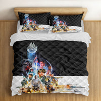 Sci-Fi "Cosmic Heroes" Bedding Set - Space Saga Duvet Cover & Pillowcases Lusy Store