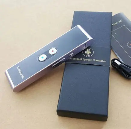 Smart Voice Translator 33 Foreign Languages Silver Grey