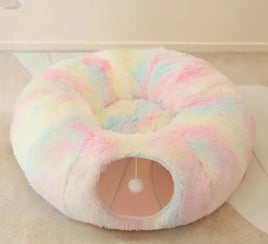 Feline Haven 360 Nest Rainbow