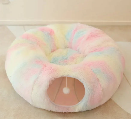Feline Haven 360 Nest Rainbow