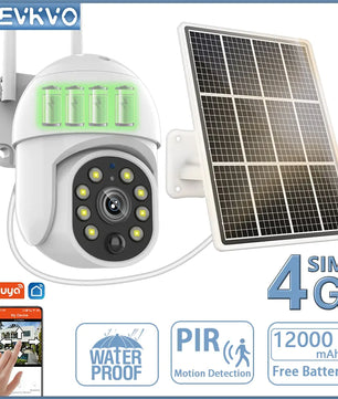 4G Solar Surveillance Camera Waterproof - Lusy Store LLC 