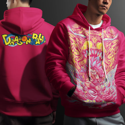 Dragon Ball Z Hoodie Goku Coat Unique Personality Many Sizes For Men Boy Kid Clothes DBP-12 Red