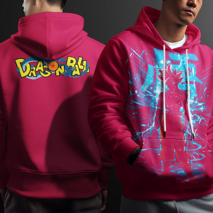Dragon Ball Z Hoodie Goku Coat Unique Personality Many Sizes For Men Boy Kid Clothes DBP-17 Red
