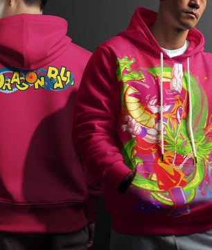 Lusy Store Dragon Ball Z Hoodie Goku Coat Unique Personality Many Sizes For Men Boy Kid Clothes DBP-19 Hoodies & Sweatshirts
