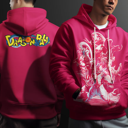 Dragon Ball Z Hoodie Majin Buu Coat Unique Personality Many Sizes For Men Boy Kid Clothes DBP-20 Red