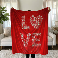 Romantic Red Love Bedding Set for Valentine's Day