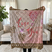 Romantic Heart Linen Bedding Set