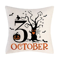 Halloween Cushion Cover 7627 45x45CM Linen