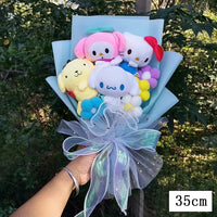 Kuromi My Melody Hello Kitty Cinnamoroll Plush Bouquet Valentine's Day Christmas Graduation Holiday Gift Sanrio Bouquet-7
