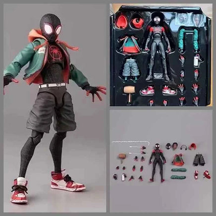 Marvel's Spider-Man Event Model Spider-Man Miles · SV · SHF· Morales Penny · Parker Anime Character Statue Toy A