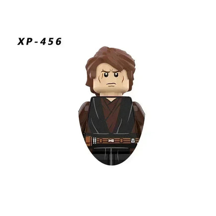 Star Wars Mandalorian Mini Robot Figure Toy - Han Solo, C-3PO, Leia, Darth Vader, Boba Fett Blocks XP456