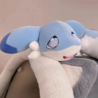 Lusy Store LLC Palworld Plush Chillet Stuffed Pillow Bolster Toy Game Kawaii Grizzbolt Anime Peripheral Cloth Doll Stuffed Decor Modle 