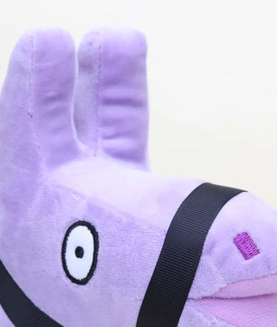 Lusy Store LLC Pink Bear Purple Alpaca Horse Plush Doll Soft Cotton Cute Stuffed Figure Doll Plush