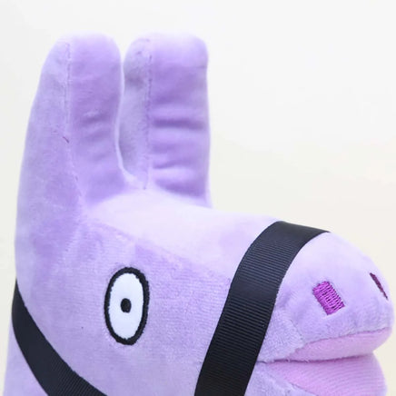 Lusy Store LLC Pink Bear Purple Alpaca Horse Plush Doll Soft Cotton Cute Stuffed Figure Doll Plush