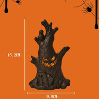 2024 Halloween Haunted House Horror Props, Halloween Ghost Tree Led Glow Ghost Lights, Horrific Atmosphere Home Decoration Light