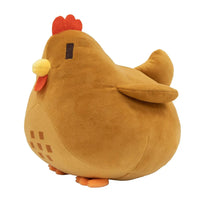 Stardew Valley Plush Chicken Soft Stuffed Animal Kawaii Cartoon Toy Baby Companion Throw Pillow Gift Brown-20cm