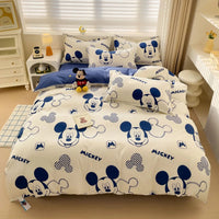 Disneys Cartoon Bed Sheets Set Stichs Mickeys Bedding Set Toys Story Duvet Cover Pillowcase Donalds Bed Sets Queen King Size 2